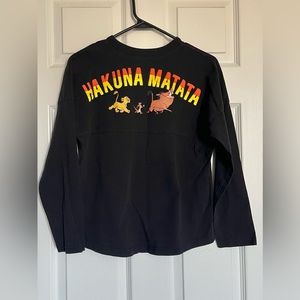COPY - Disney Parks Spirit Jersey Lion King Hakuna Matata Pullover | Kids Size…